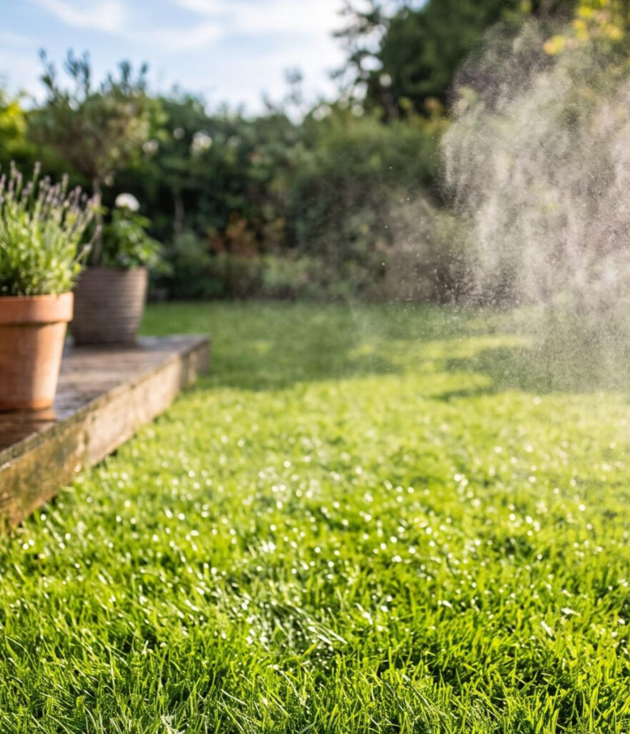 Eco-friendly yard deodorizer and tool sanitation equipment for dog poop cleanup